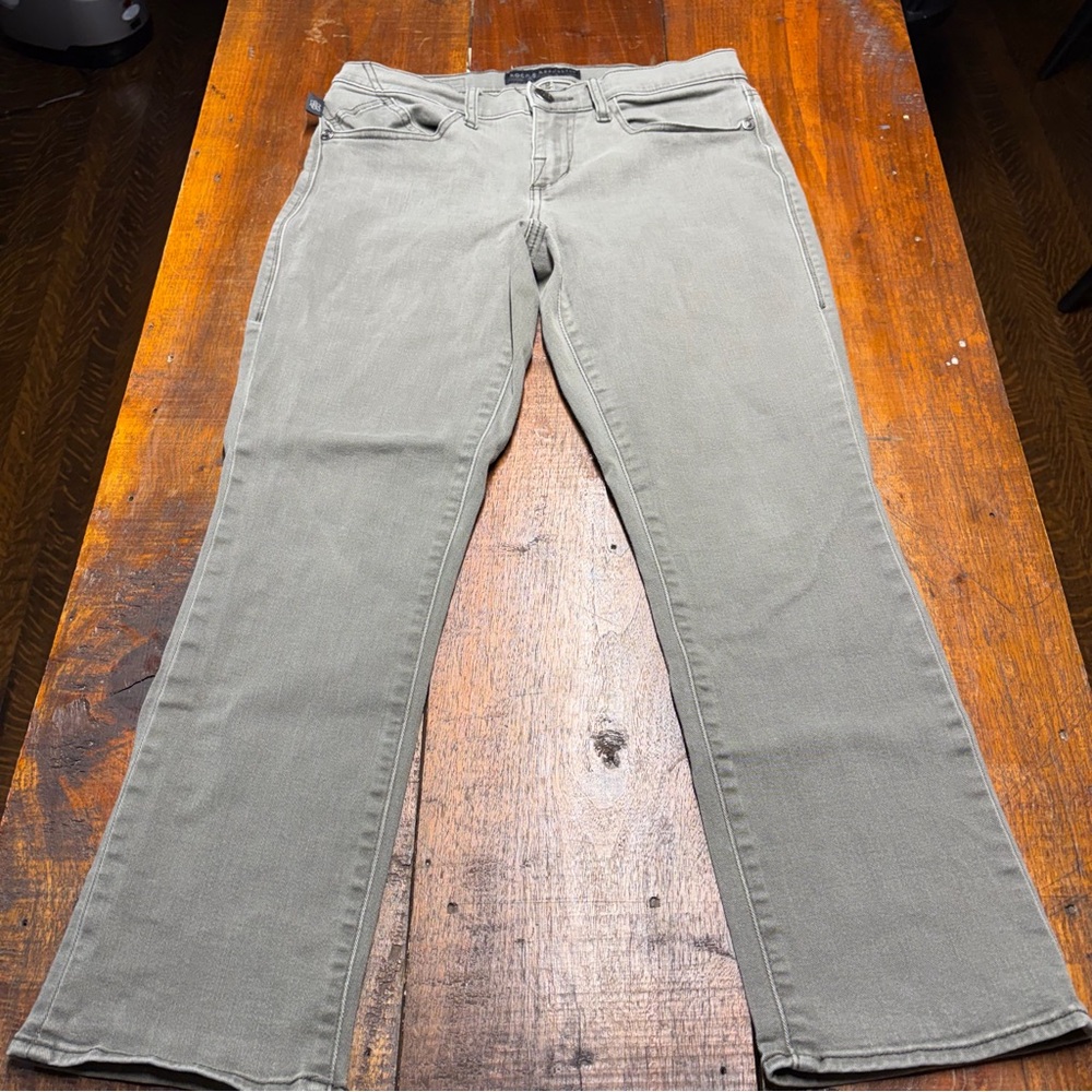 Rock & Republic "Kendal" Stretch Jeans, Army Green.‎ Women's Size 8